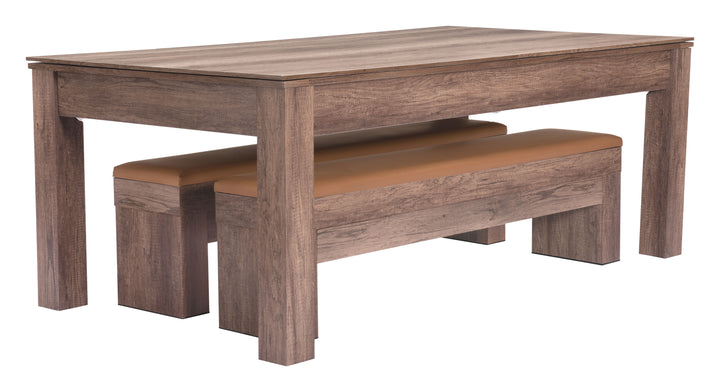 Zuo Bonker 3 in 1 Table Brown