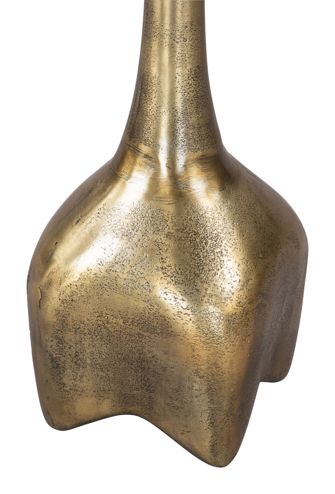 Zuo Lexi Side Table Antique Brass