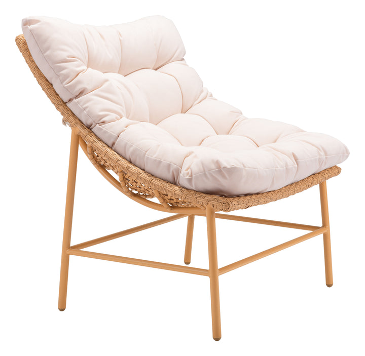 Zuo Merilyn Accent Chair Beige & Natural
