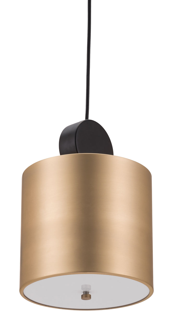 Zuo Myson Ceiling Lamp Gold & Black