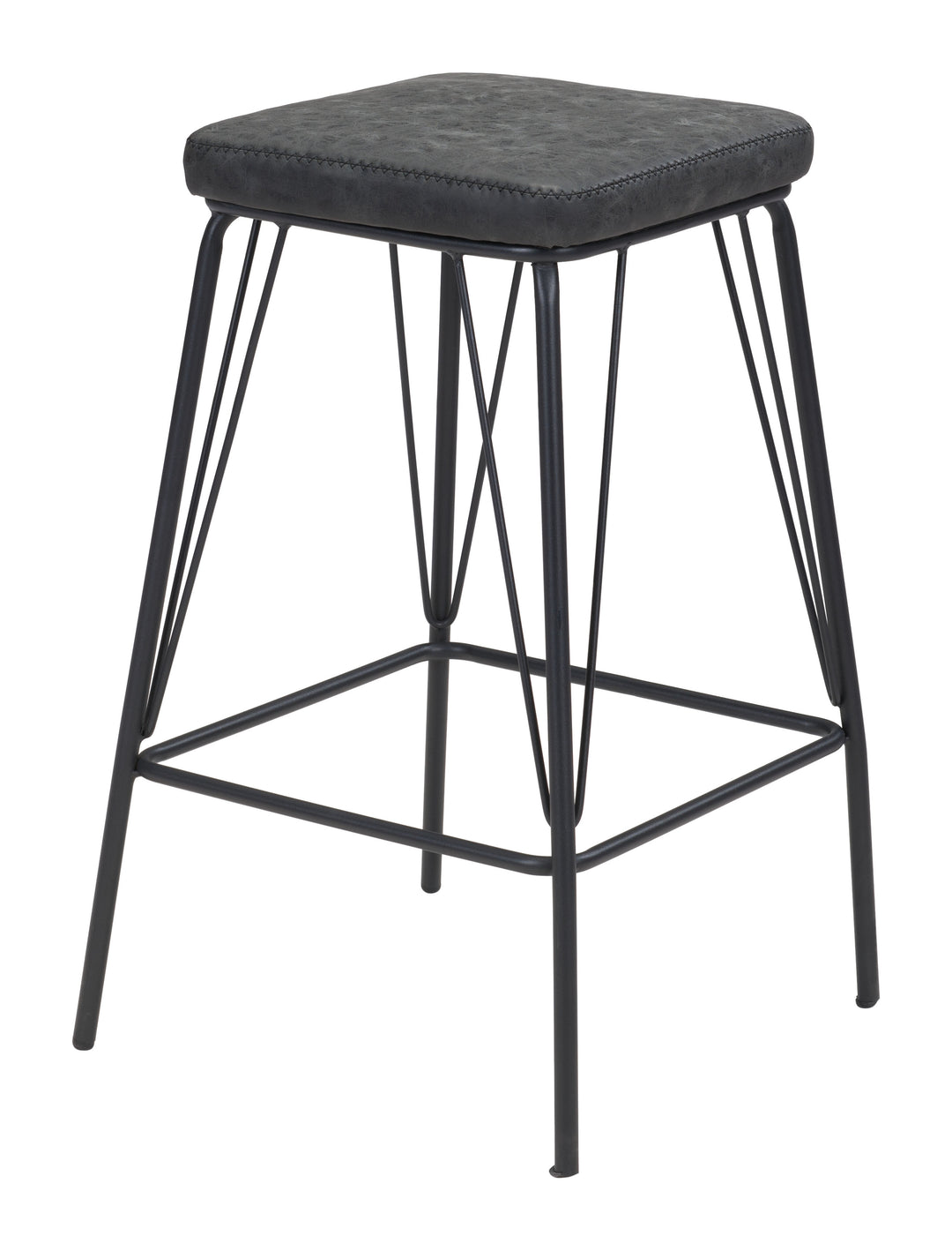 Zuo Samuel Counter Stool (Set of 2) Vintage Black