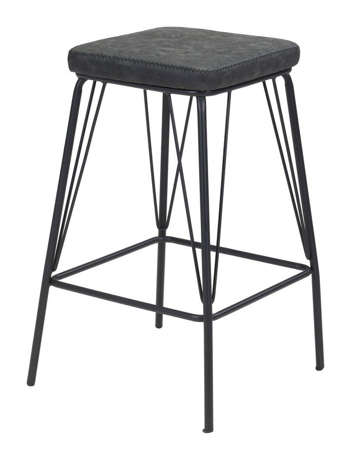 Zuo Samuel Counter Stool (Set of 2) Vintage Black