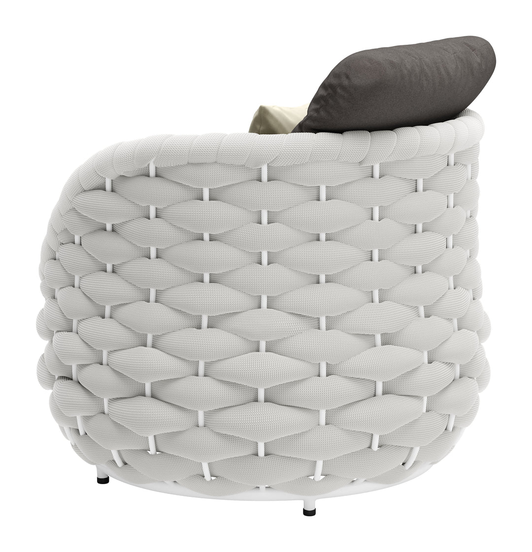 Zuo Coral Reef Accent Chair Gray