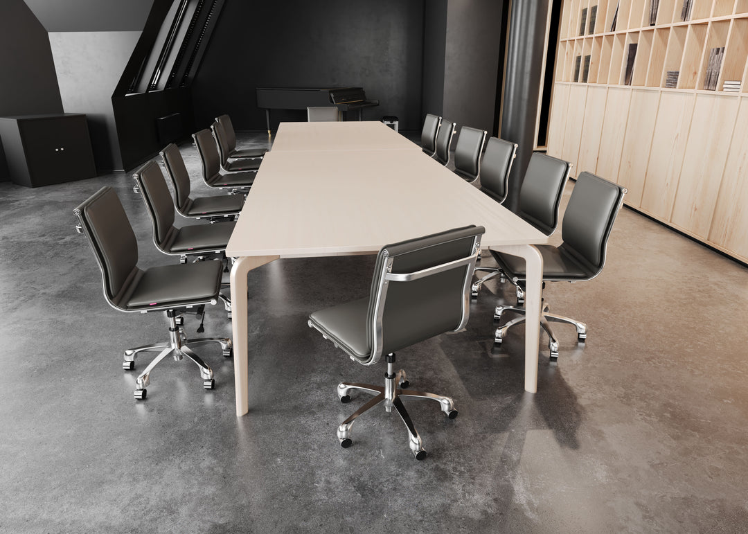 Zuo Lider Plus Armless Office Chair Gray