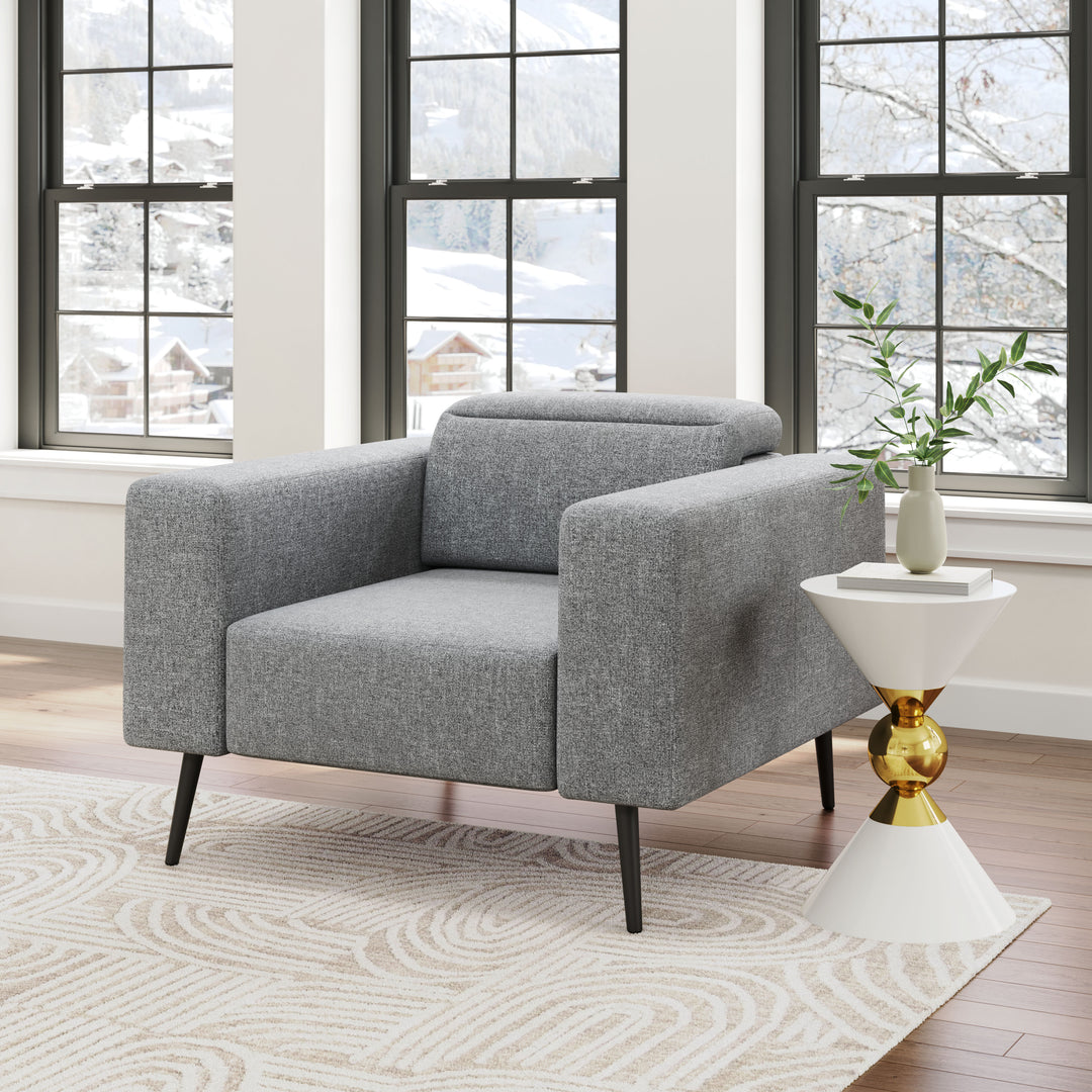 Zuo Milan Armchair Dark Gray