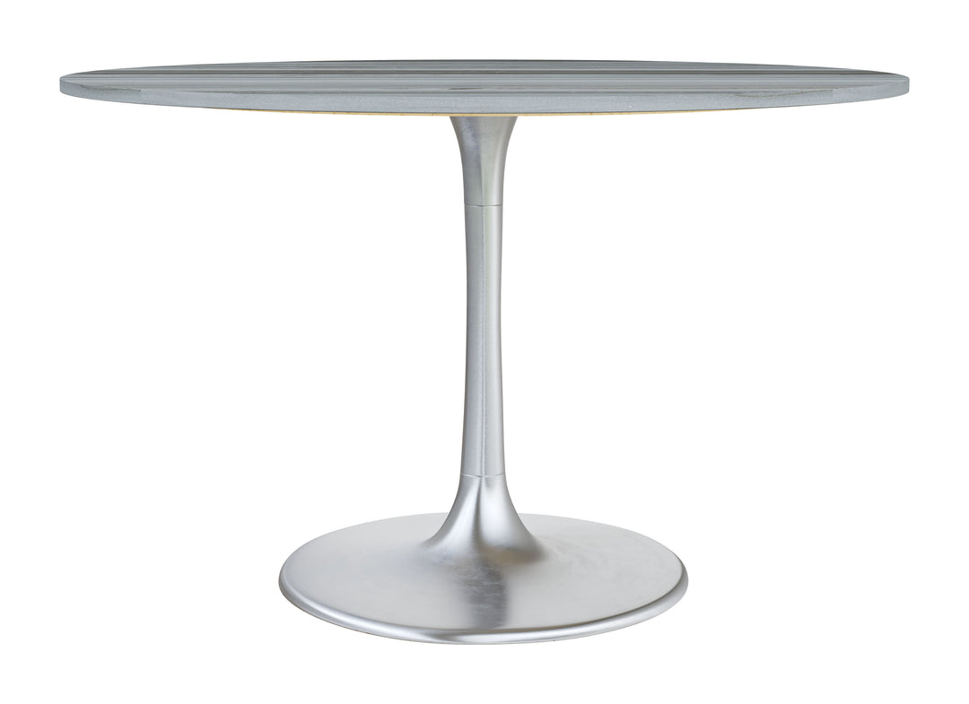 Zuo Star City Dining Table Gray & Silver