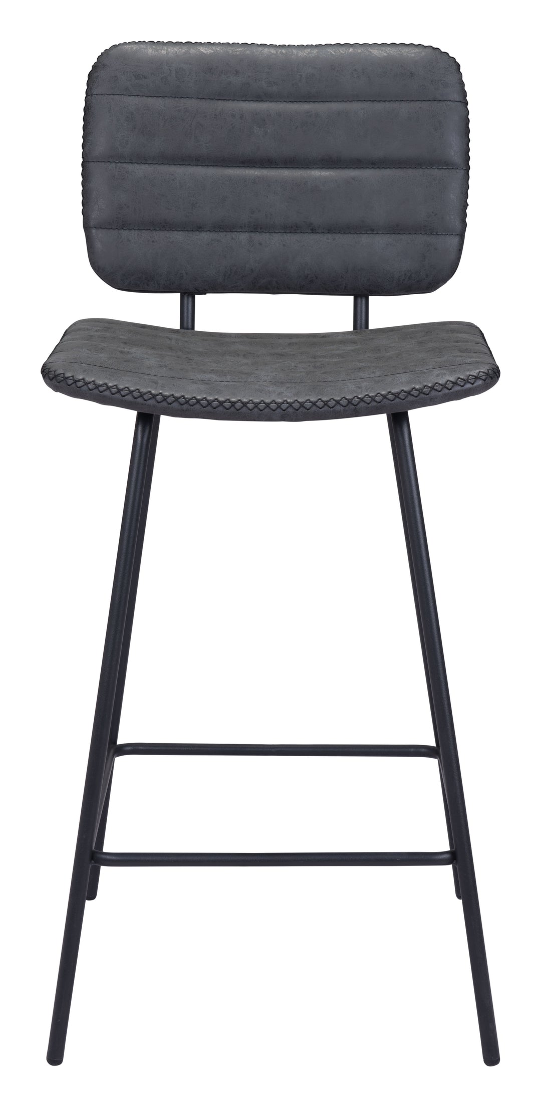 Zuo Boston Counter Stool (Set of 2) Vintage Black