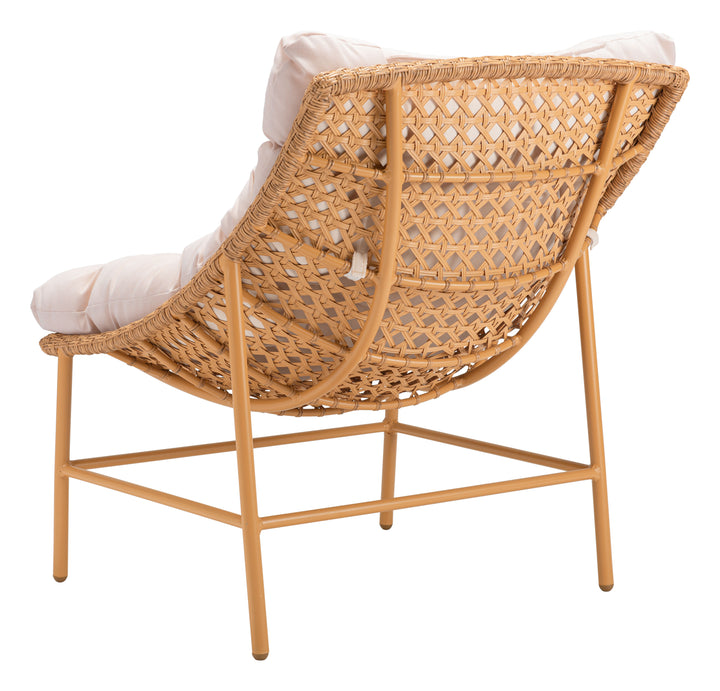 Zuo Merilyn Accent Chair Beige & Natural