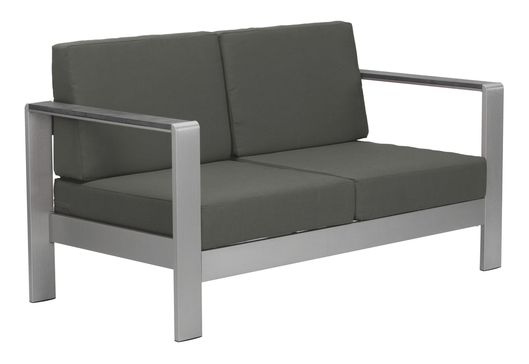 Zuo Cosmopolitan Sofa Dark Gray