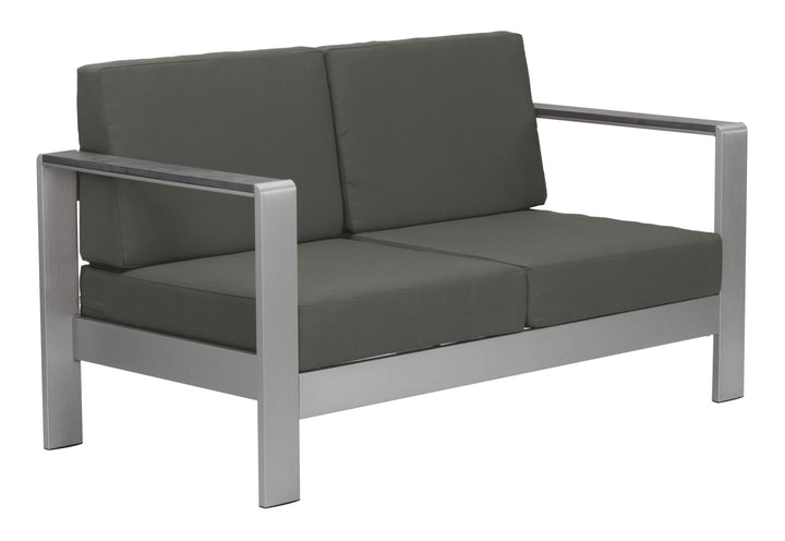 Zuo Cosmopolitan Sofa Dark Gray