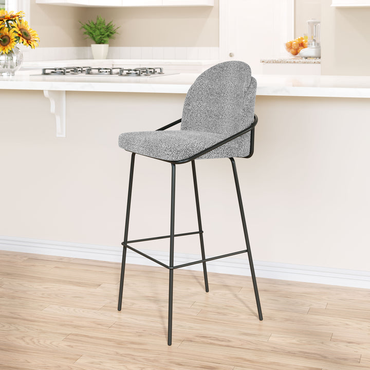 Zuo Jambi Barstool (Set of 2) Black & White