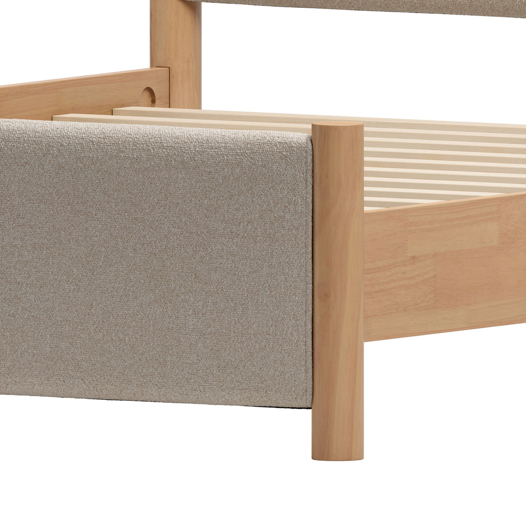 Zuo Hadi King Bed Beige & Natural