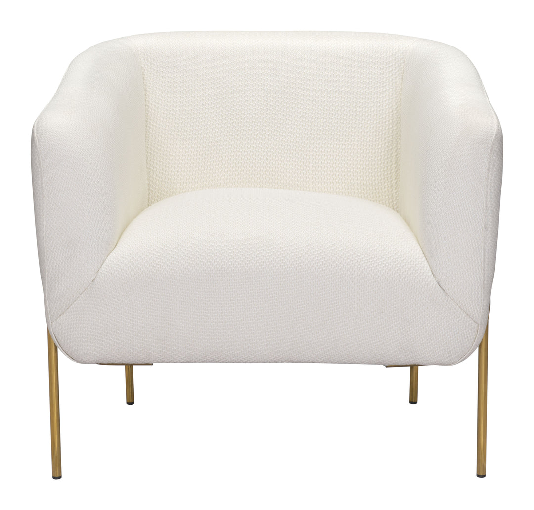 Zuo Micaela Armchair Ivory