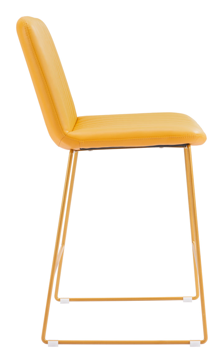 Zuo Mode Counter Stool (Set of 2) Yellow