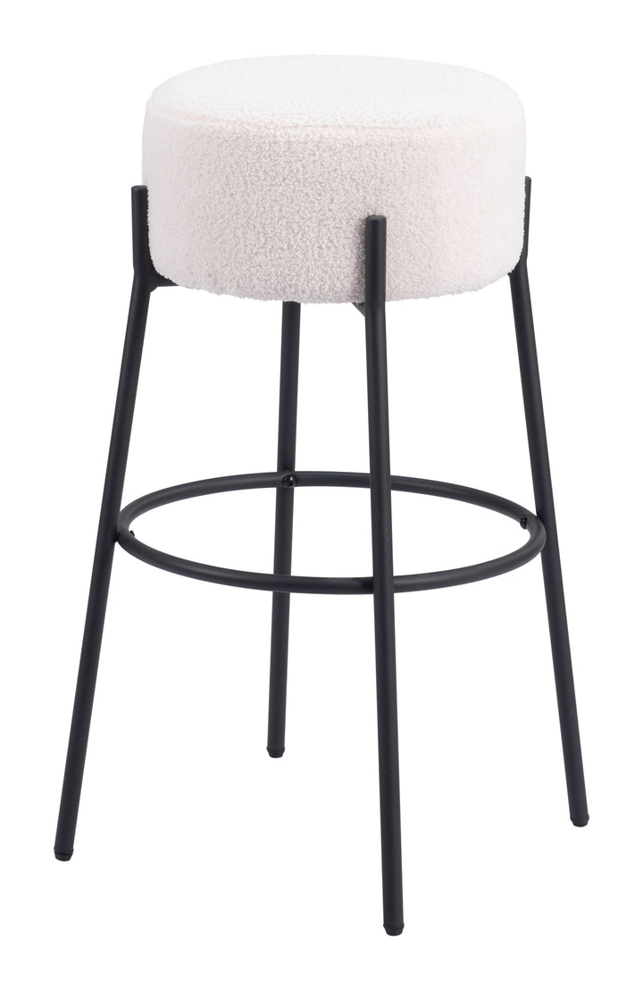 Zuo Blanche Barstool (Set of 2) Ivory