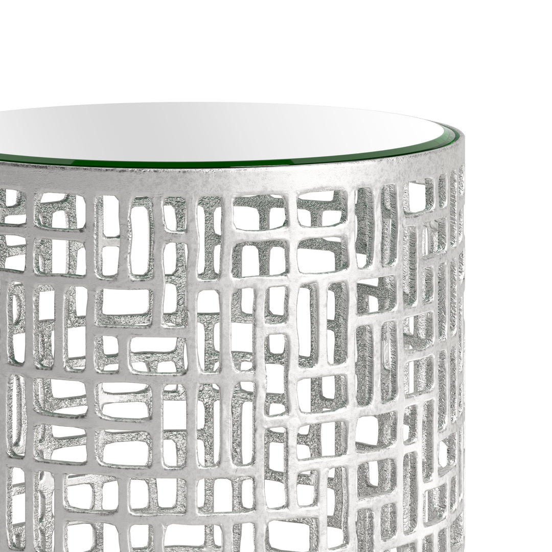 Zuo Reden Side Table Set (2-Piece) Silver
