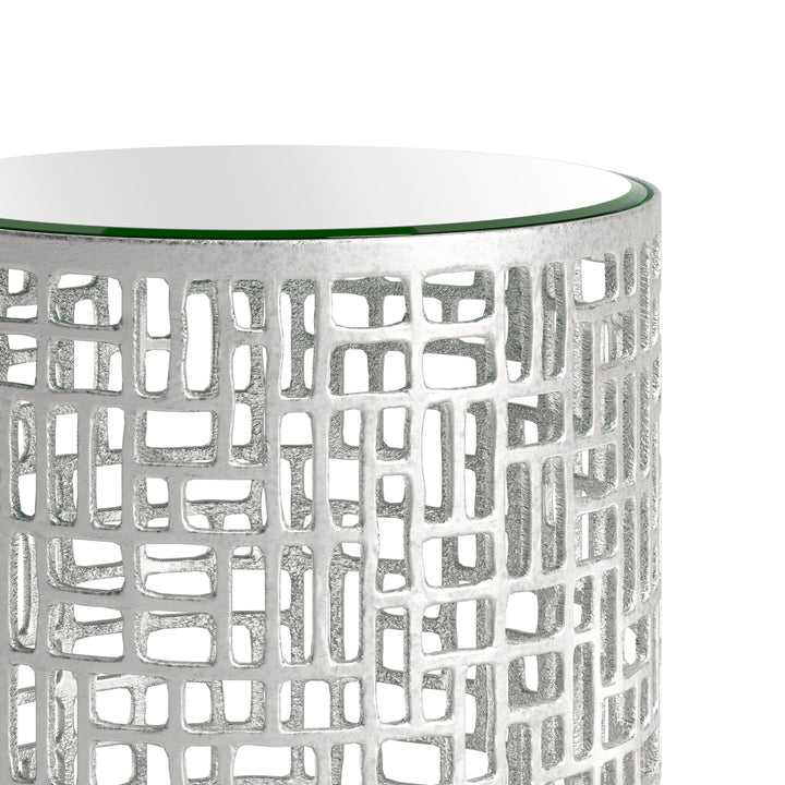 Zuo Reden Side Table Set (2-Piece) Silver