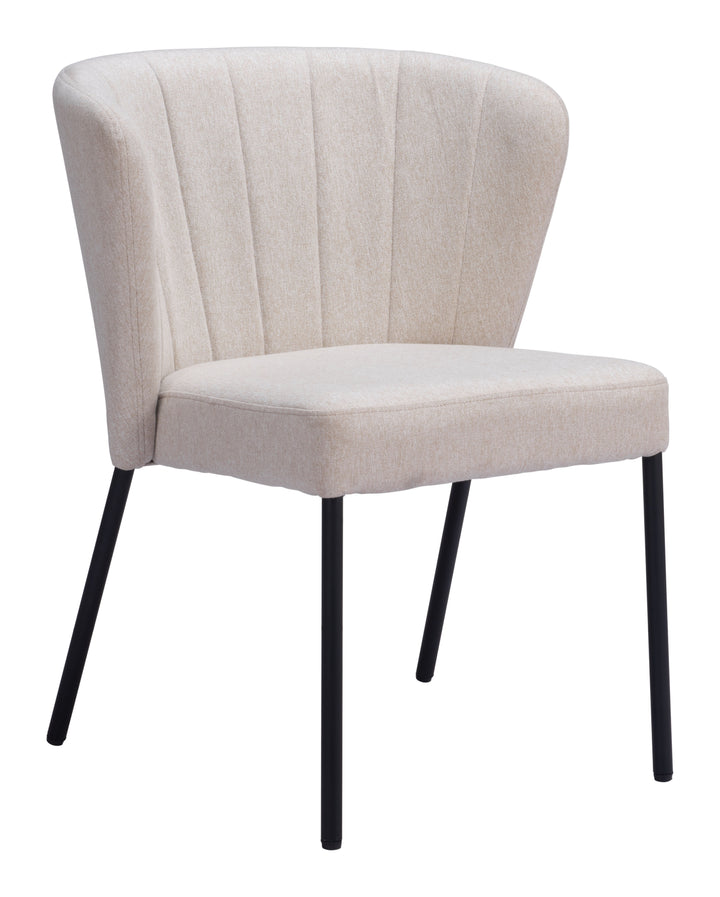 Zuo Aimee Dining Chair (Set of 2) Beige