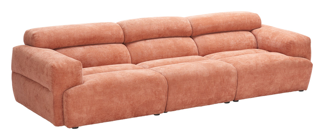 Zuo Alis Modular Sectional Orange