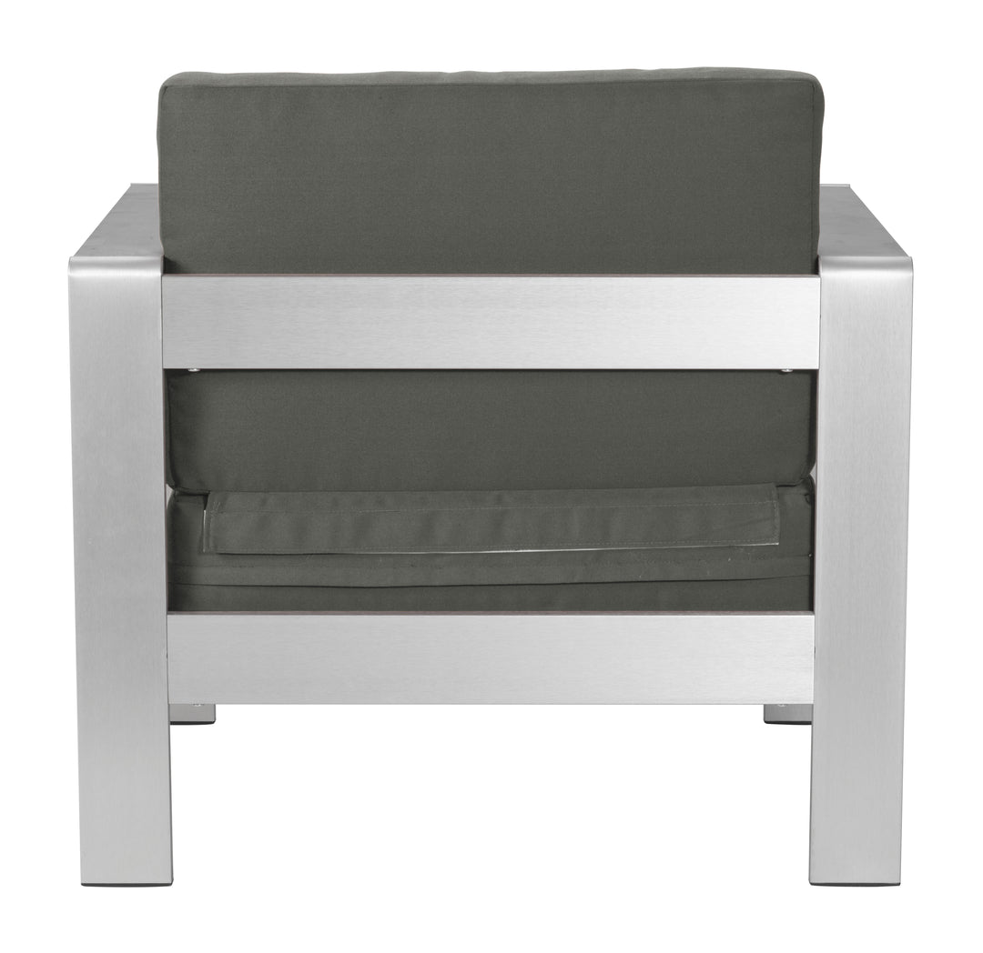Zuo Cosmopolitan Armchair Dark Gray
