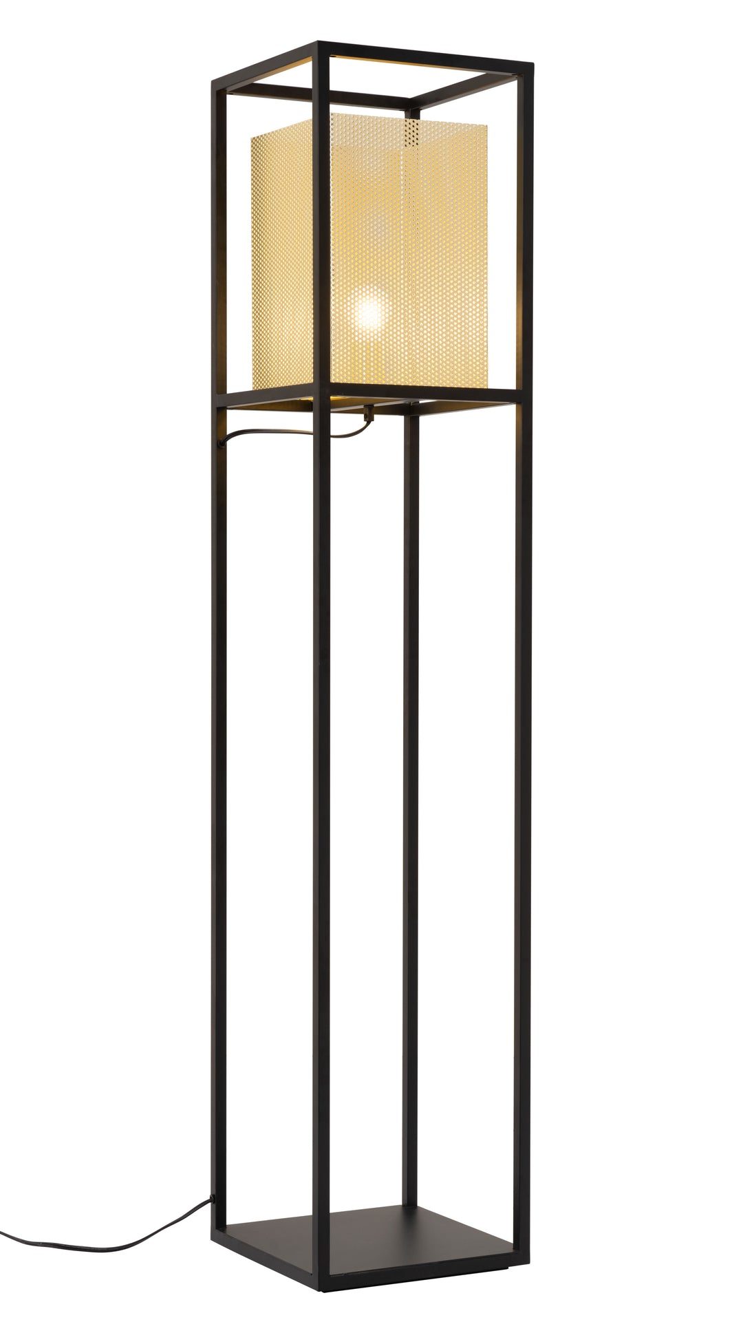 Zuo Yves Floor Lamp Gold & Black