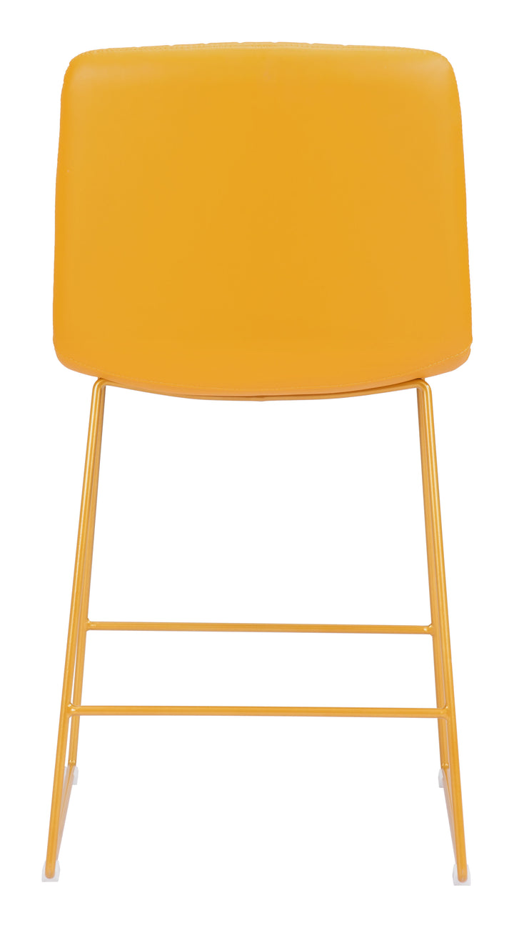 Zuo Mode Counter Stool (Set of 2) Yellow