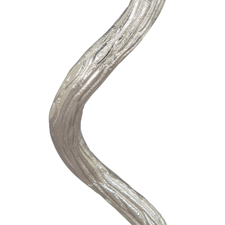 Zuo Joel Side Table White & Silver