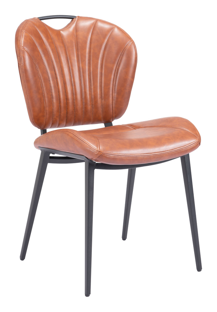 Zuo Terrence Dining Chair (Set of 2) Vintage Brown