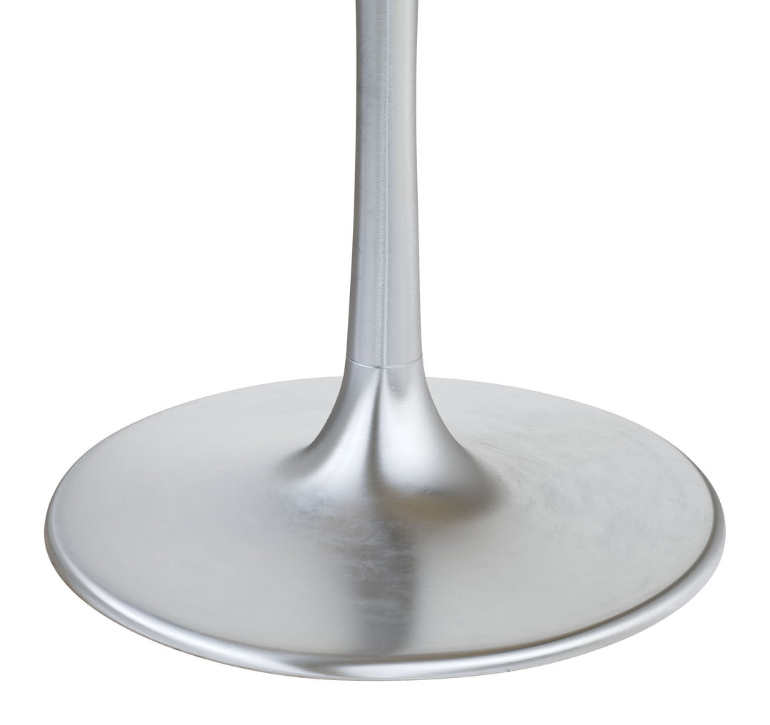 Zuo Metropolis Dining Table Gray & Silver