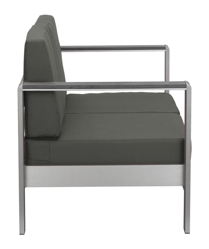 Zuo Cosmopolitan Sofa Dark Gray