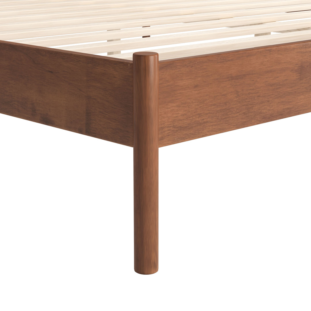 Zuo Netz Queen Bed Black & Walnut
