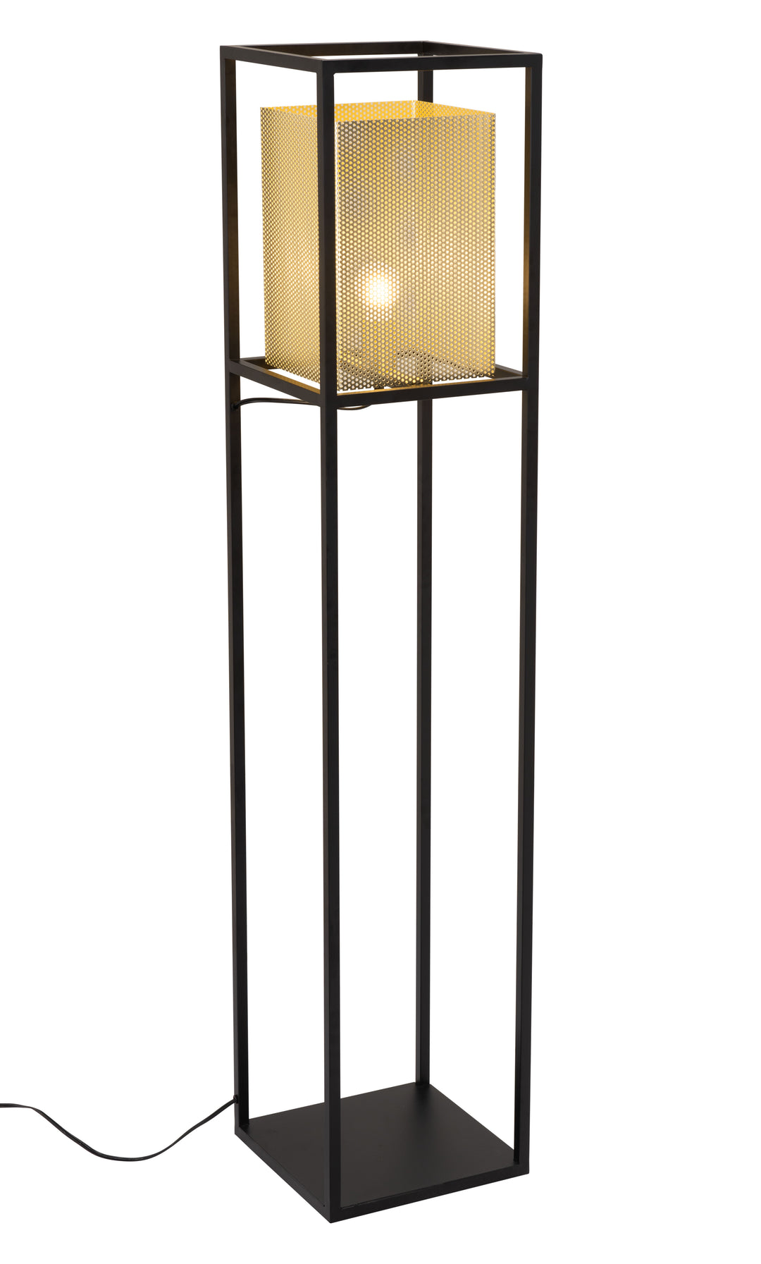 Zuo Yves Floor Lamp Gold & Black