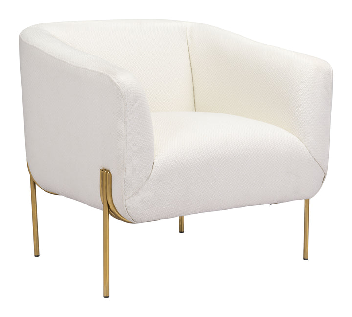 Zuo Micaela Armchair Ivory