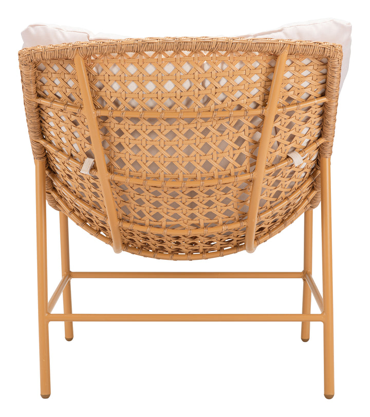 Zuo Merilyn Accent Chair Beige & Natural