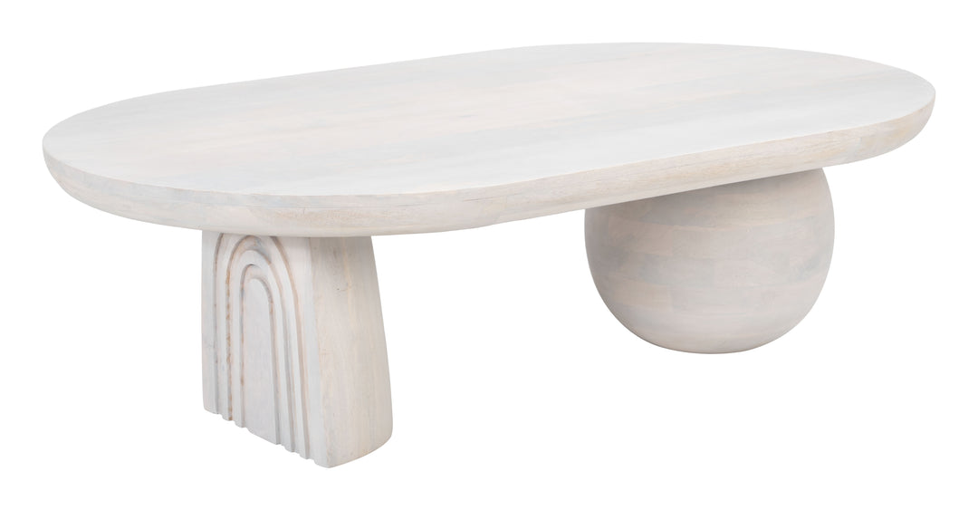 Zuo Gihak Coffee Table Whitewashed