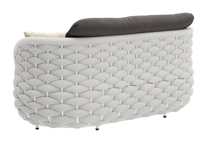 Zuo Coral Reef Loveseat Gray