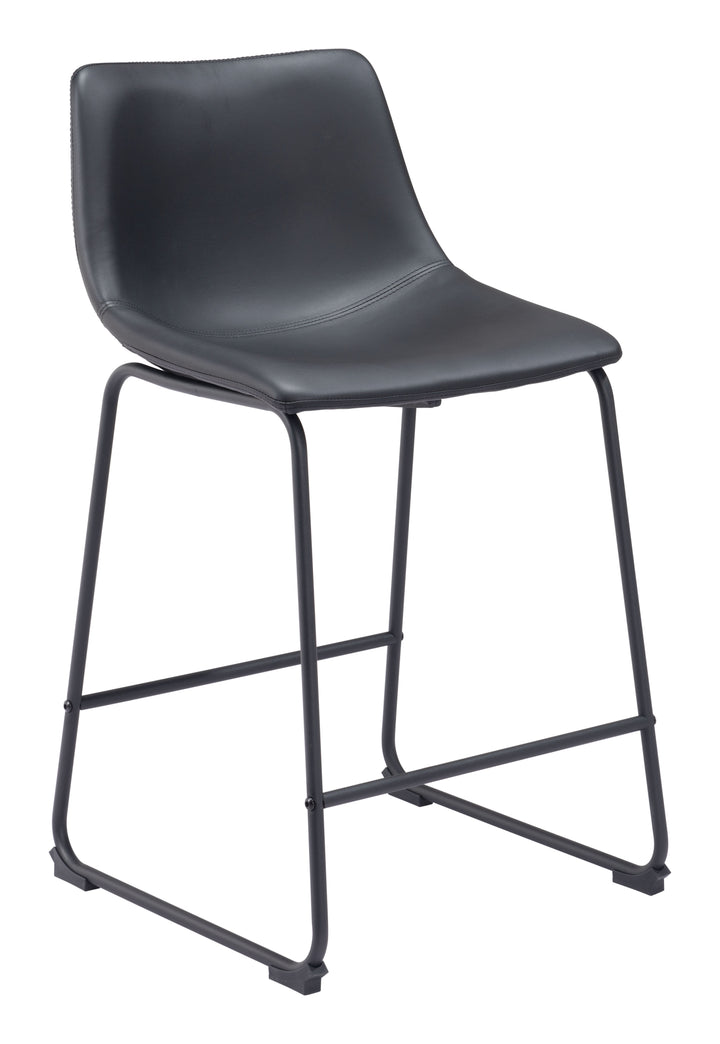 Zuo Smart Counter Stool (Set of 2) Black