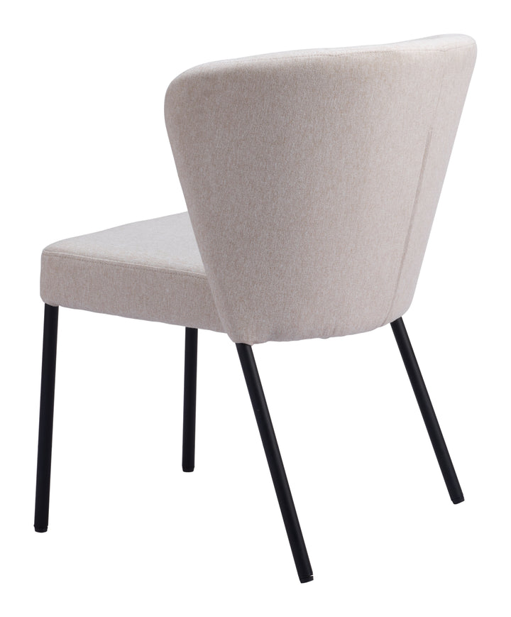 Zuo Aimee Dining Chair (Set of 2) Beige