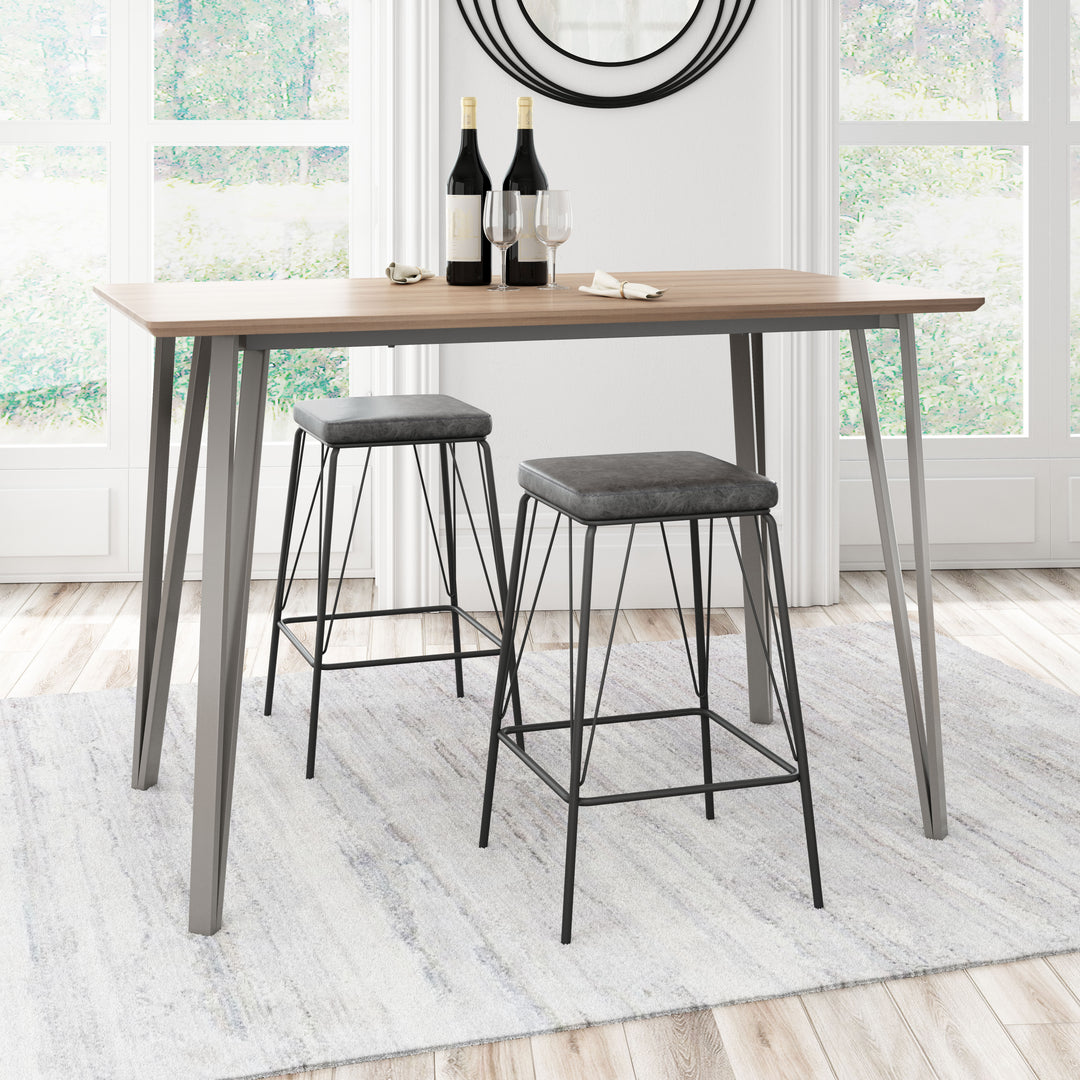 Zuo Samuel Counter Stool (Set of 2) Vintage Black