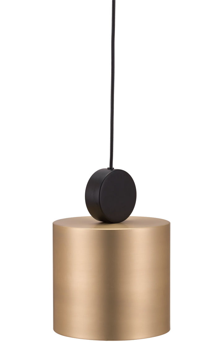 Zuo Myson Ceiling Lamp Gold & Black