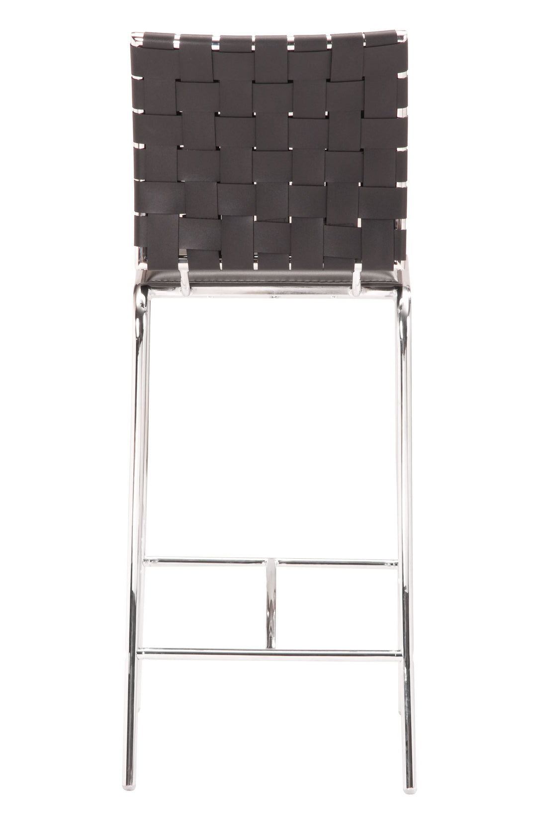 Zuo Criss Cross Counter Stool (Set of 2) Black