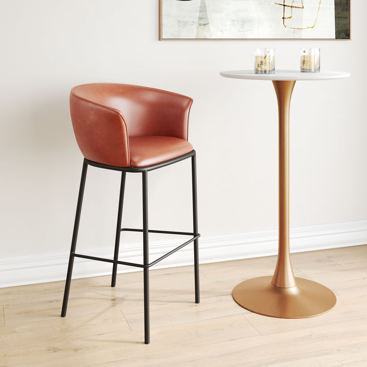 Zuo Garston Barstool Brown