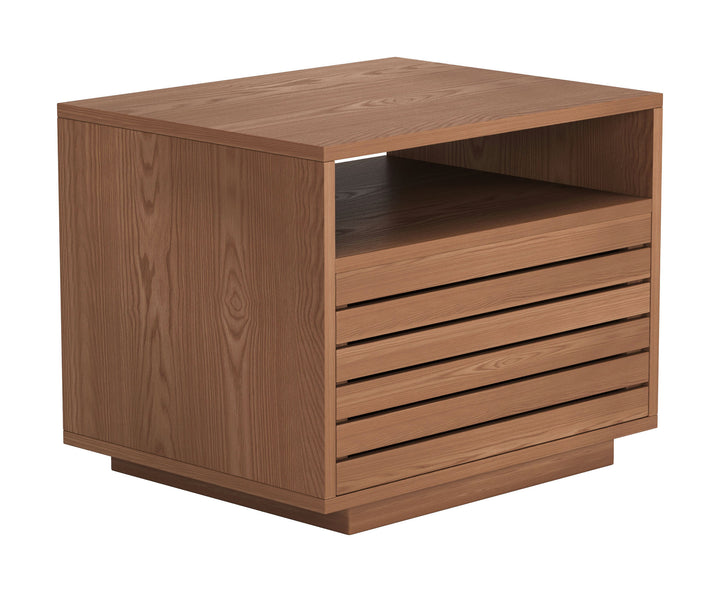 Zuo Slit Nightstand Walnut