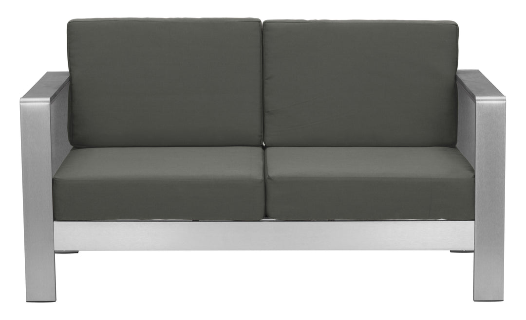 Zuo Cosmopolitan Sofa Dark Gray