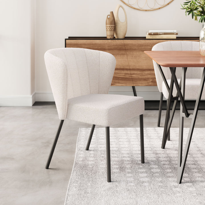 Zuo Aimee Dining Chair (Set of 2) Cream
