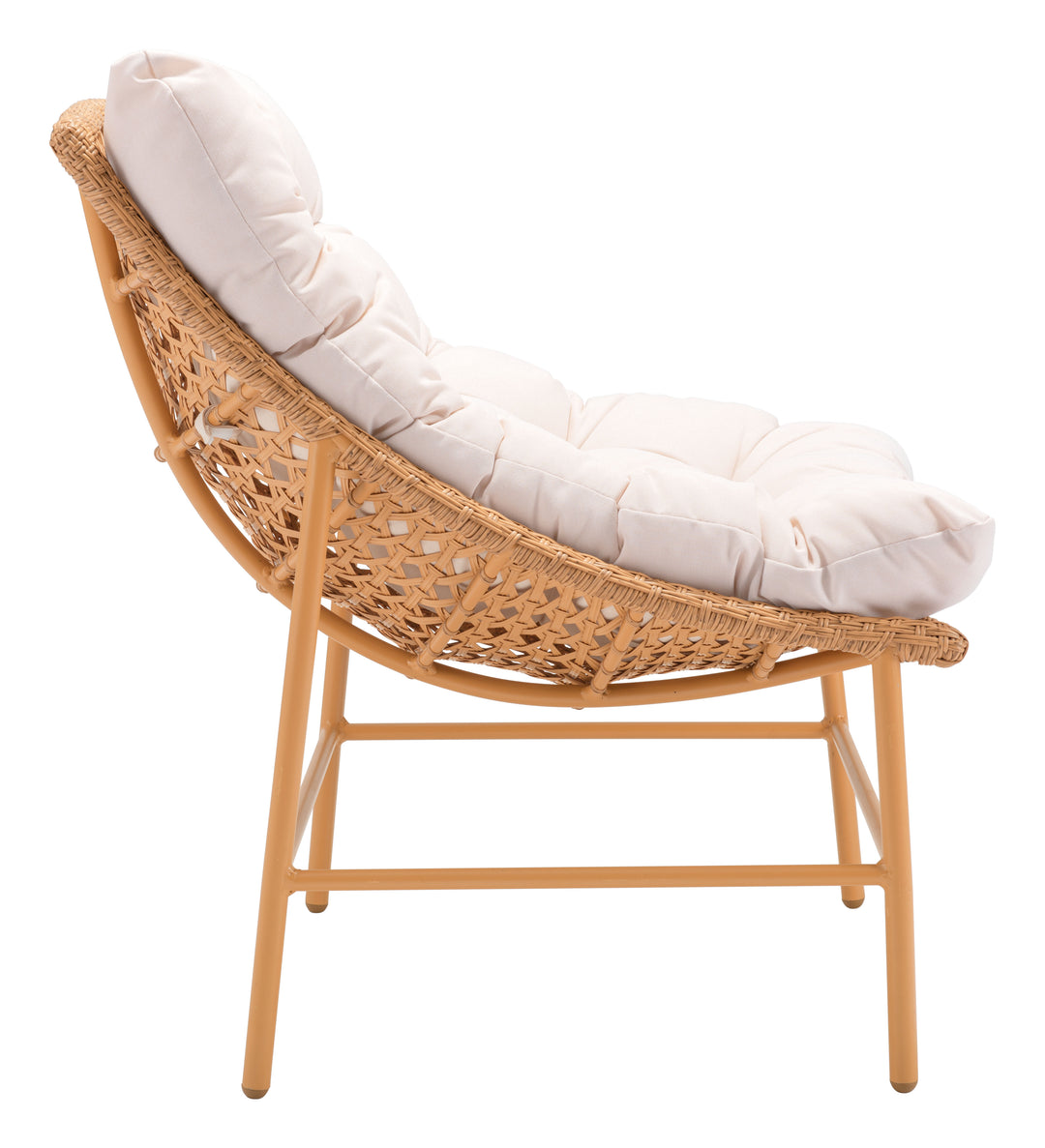 Zuo Merilyn Accent Chair Beige & Natural