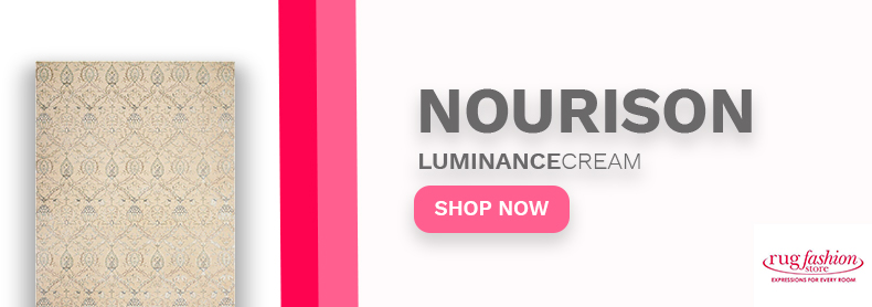 Nourison Luminance Cream Web Banner - Rug Fashion Store