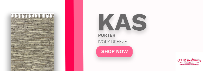 KAS Porter Ivory Breeze Web Banner - Rug Fashion store