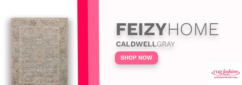 Feizy Home Caldwell Gray Web Banner - Rug Fashion Store