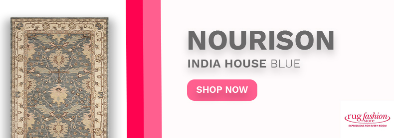 Nourison India House Blue Area Rug - Rug Fashion Store